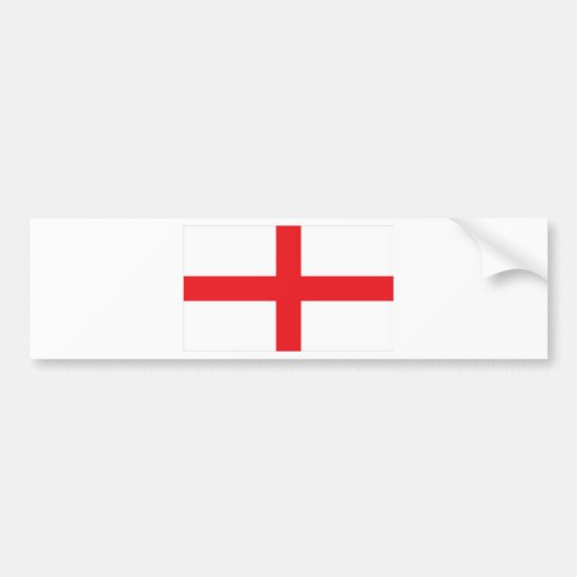 Englandflagge Autoaufkleber (Vorne)
