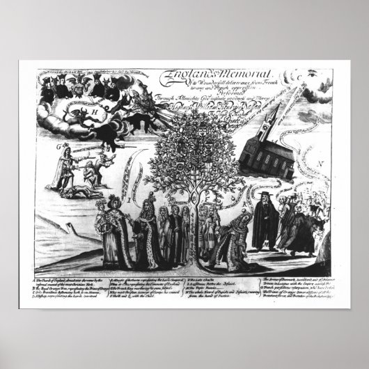 Englands Gedenkstätte Poster (Vorne)