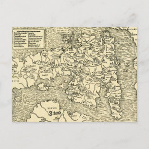 Englands Karte in Ptolemäs Geografie Universalis