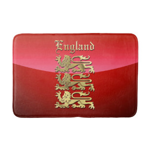 Englands königliche Arme Badematte