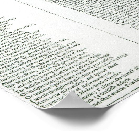 Englands Miraculous Preservation Poster (Ecke)