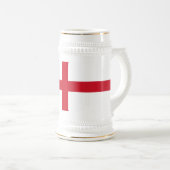 Englandsflagge Bierglas (VorderseiteRechts)
