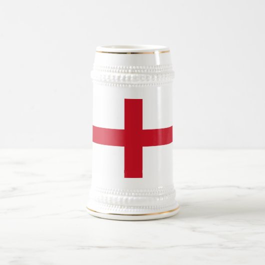 Englandsflagge Bierglas (Mittel)