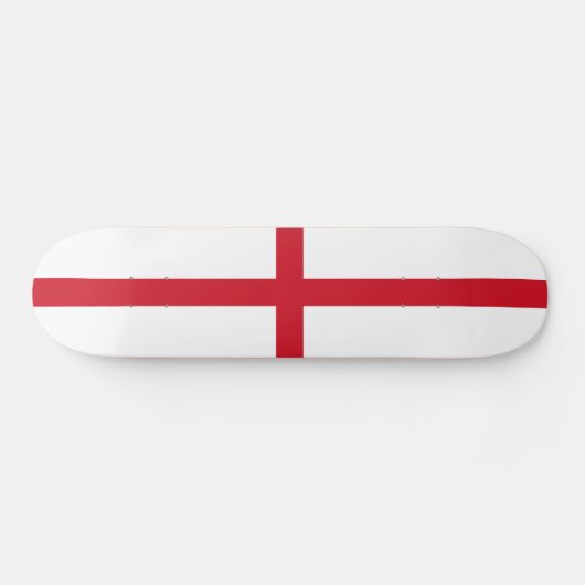 Englandsflagge Skateboard (Horizontal)
