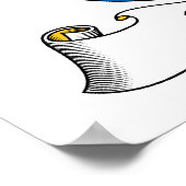 Engler Familienwappen Poster (Ecke)