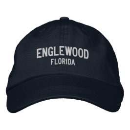 Englewood Florida bestickter Baseballhut Bestickte Baseballkappe