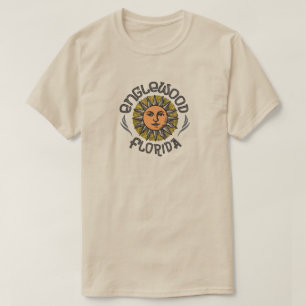 Englewood Florida mit Retro-Sonne T-Shirt