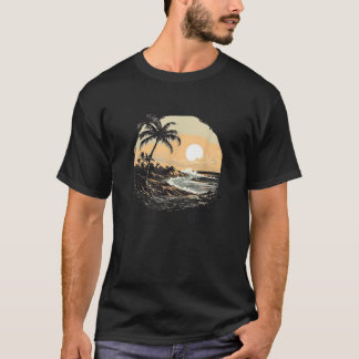 Englewood Florida Palm Trees FL Vintages T Shirt