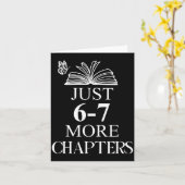 Englieacher 67 Book Just One More Chapter 6-7 Read Karte (Gelbe Blume)