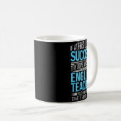 Englieacher If At First You Don't Succeed Funny Sm Kaffeetasse (VorderseiteRechts)