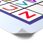 Englisch ABC Poster (Ecke)