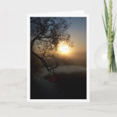 Englisch Abend Sunset Landscape Karte (Vorderseite)