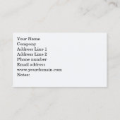 Englisch als Second Language Business Card Visitenkarte (Rückseite)