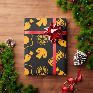 Englisch Breakfast Pattern Geschenkpapier