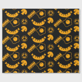 Englisch Breakfast Pattern Geschenkpapier (Flach)