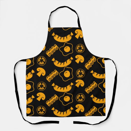 Englisch Breakfast Pattern Schürze (Vorderseite)