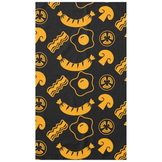 Englisch Breakfast Pattern Tischdecke (Vorderseite)