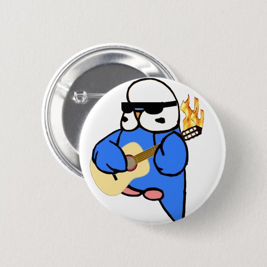 Englisch Budgie getrennt Button (Vorne & Hinten)