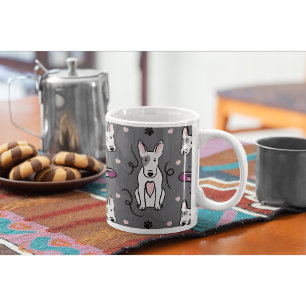 Englisch Bull Terrier Kaffeetasse Süßer Hundelie