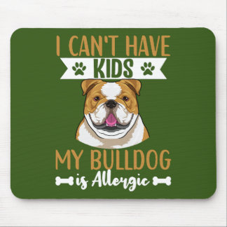 Englisch Bulldog dog Bekleidung für Männer und Fra Mousepad