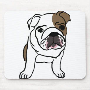 Englisch Bulldog Gift Shirts Nope Lazy English Bul Mousepad