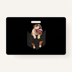 Englisch Bulldog in your Pocket Hunde Liebhaber Ausweis