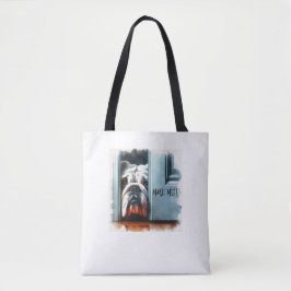 Englisch Bulldog macht mich! Tragetasche Tasche