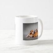 Englisch-Bulldog schlafen Kaffeetasse (VorderseiteRechts)