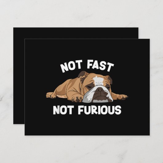 Englisch Bulldog schlafen nicht schnell, nicht wüt (Vorne/Hinten)