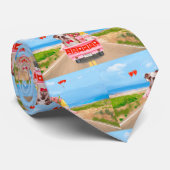 Englisch Bulldog Valentine's Day Lkw Herz Krawatte (Gerollt)