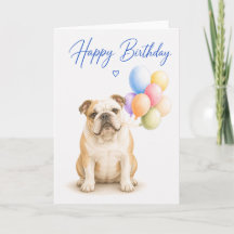 Englisch Bulldogge Geburtstag