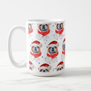 Englisch Bulldogge Hunderasse Weihnachten Kaffeetasse