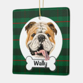 Englisch Bulldogge Ornament (Links)