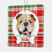 Englisch Bulldogge Ornament (Links)
