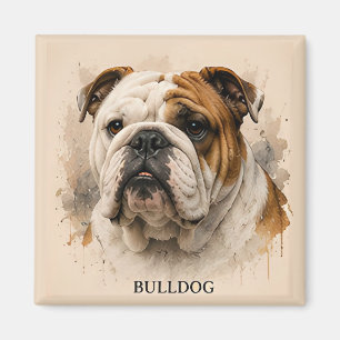 Englisch Bulldogge Stolzer Hundebesitzer Geschenk Magnet