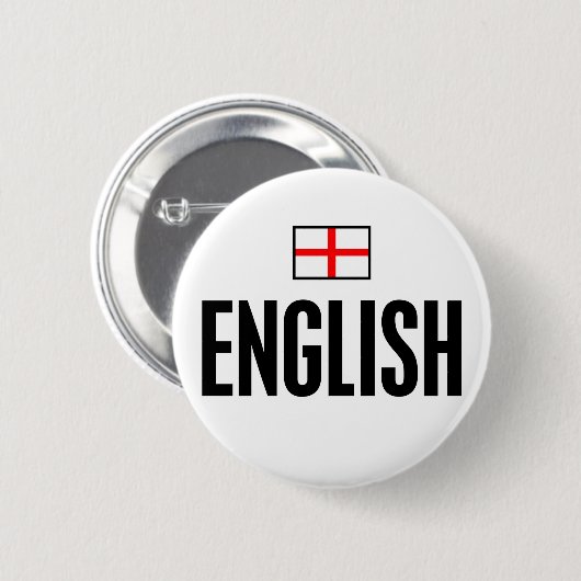 Englisch Button (Vorne & Hinten)
