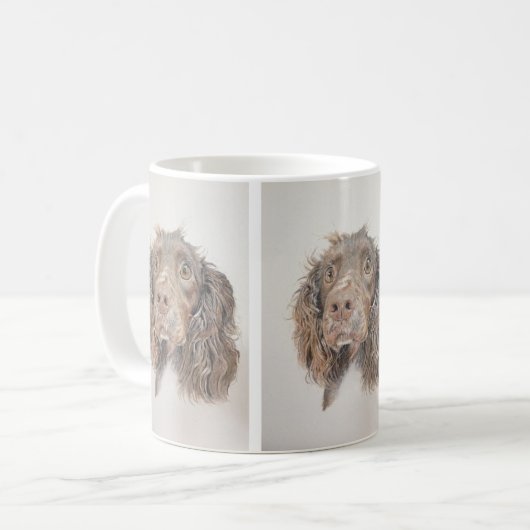Englisch Cocker spaniel Art. Kaffeetasse (Vorderseite Links)