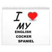 Englisch-cocker spaniel-Kalender Kalender (Titelbild)