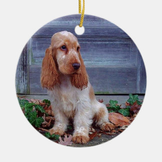 Englisch Cocker spaniel Keramik Ornament