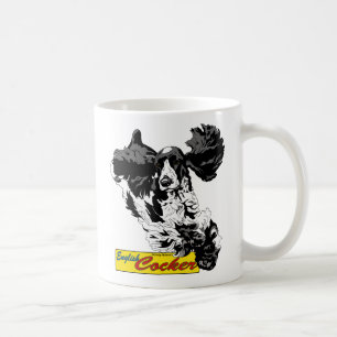 Englisch-Cocker spaniel-Springen Kaffeetasse