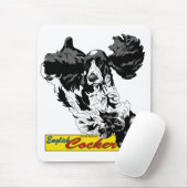 Englisch-Cocker spaniel-Springen Mousepad (Mit Mouse)