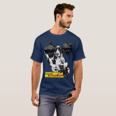 Englisch-Cocker spaniel-Springen T-Shirt (Vorne ganz)