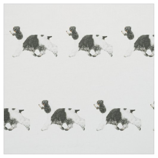 Englisch Cocker spaniel Stoff (Muster)