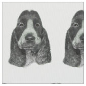 Englisch Cocker spaniel Stoff (Nahaufnahme)