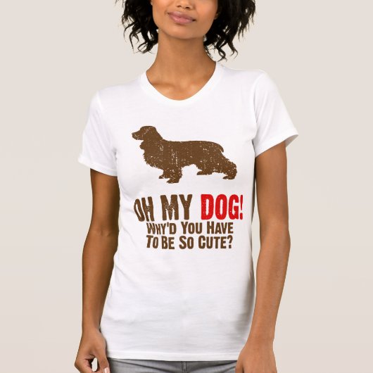Englisch Cocker spaniel T-Shirt (Vorderseite)
