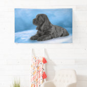 Englisch-Cocker spaniel-Welpe Banner (Insitu)