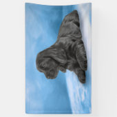 Englisch-Cocker spaniel-Welpe Banner (Vertikal)
