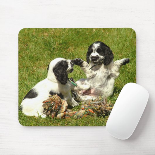 Englisch-Cocker spaniel-Welpen Mousepad (Mit Mouse)