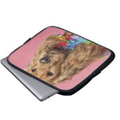 Englisch Cocker Spanisch (10 Monate alt) Laptopschutzhülle (Vorne Knopf)