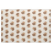 Englisch Cocker Spanisch Malerei Original Hunde Ku Stoff (Fat Quarter (45,7 x 55,9 cm))